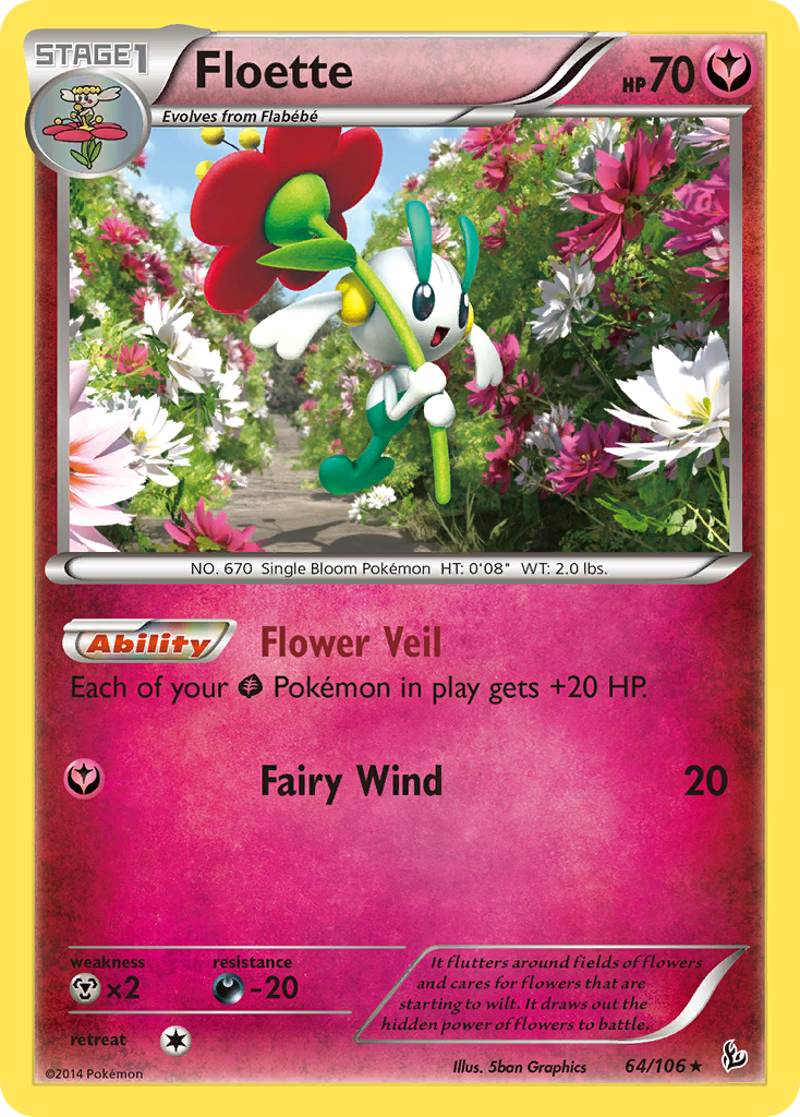 Floette (64/106) [XY: Flashfire] | Exor Games New Glasgow