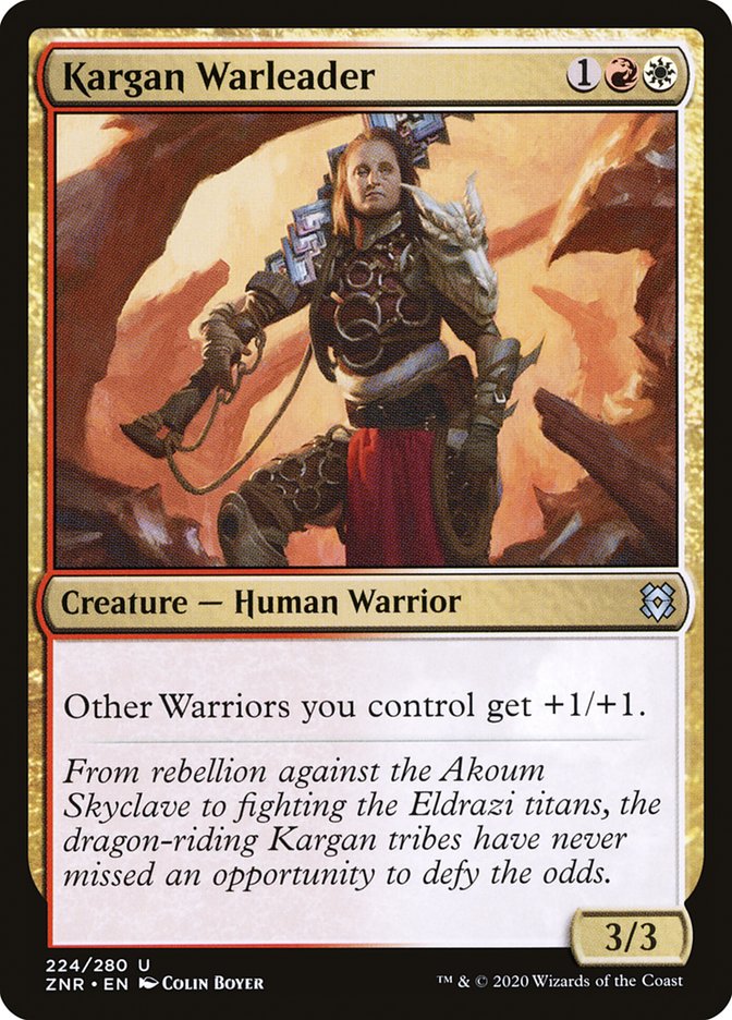 Kargan Warleader [Zendikar Rising] | Exor Games New Glasgow