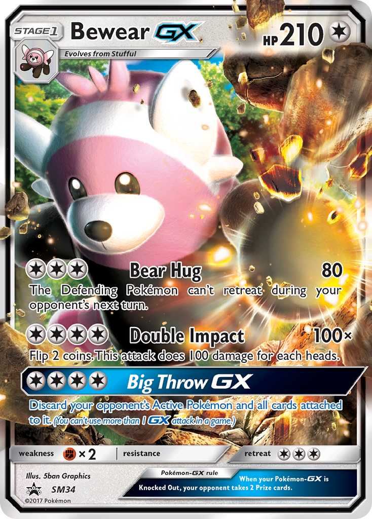 Bewear GX (SM34) [Sun & Moon: Black Star Promos] | Exor Games New Glasgow