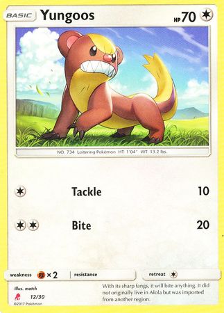 Yungoos (12/30) [Sun & Moon: Trainer Kit - Lycanroc] | Exor Games New Glasgow