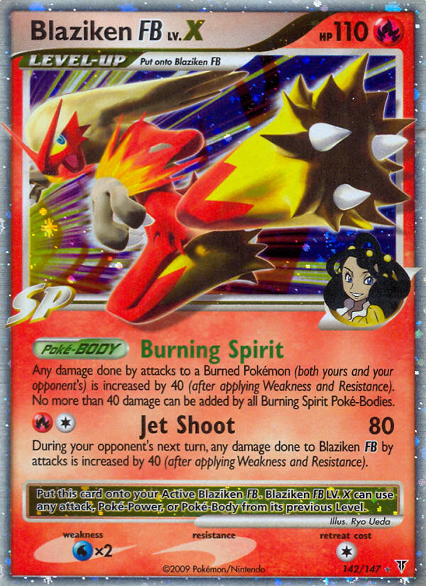 Blaziken FB LV.X (142/147) [Platinum: Supreme Victors] | Exor Games New Glasgow