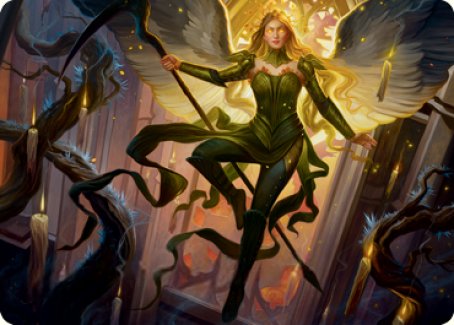 Sigarda, Champion of Light Art Card [Innistrad: Midnight Hunt Art Series] | Exor Games New Glasgow