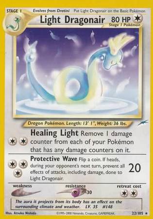 Light Dragonair (22/105) [Neo Destiny Unlimited] | Exor Games New Glasgow