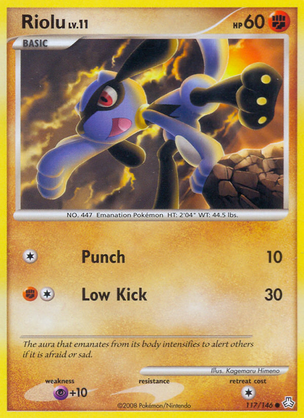 Riolu (117/146) [Diamond & Pearl: Legends Awakened] | Exor Games New Glasgow