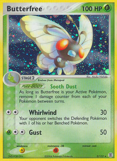 Butterfree (2/112) [EX: FireRed & LeafGreen] | Exor Games New Glasgow