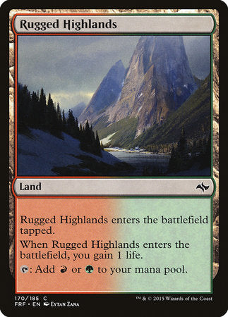 Rugged Highlands [Fate Reforged] | Exor Games New Glasgow