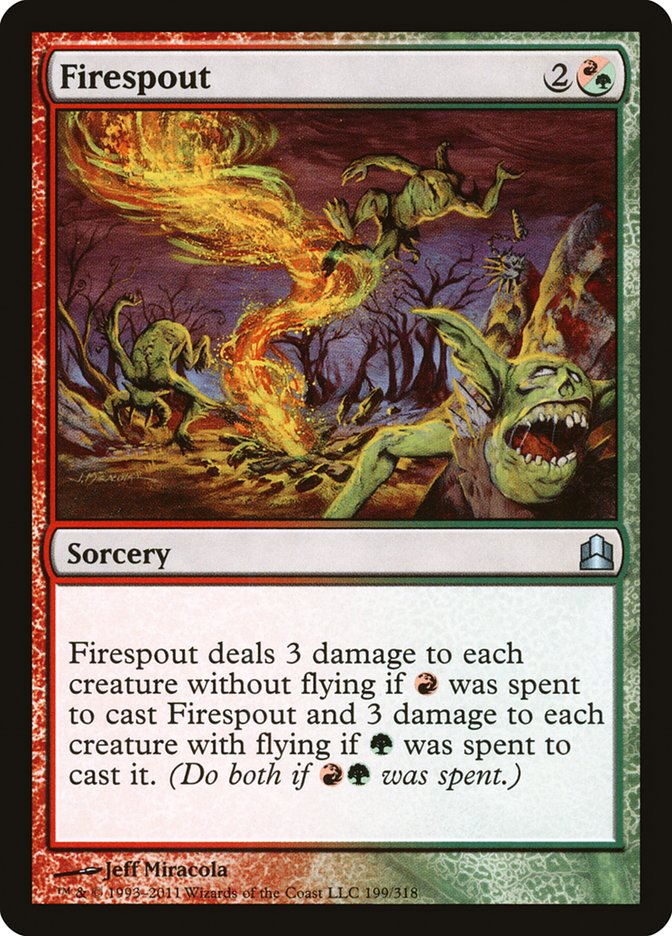 Firespout [Commander 2011] | Exor Games New Glasgow