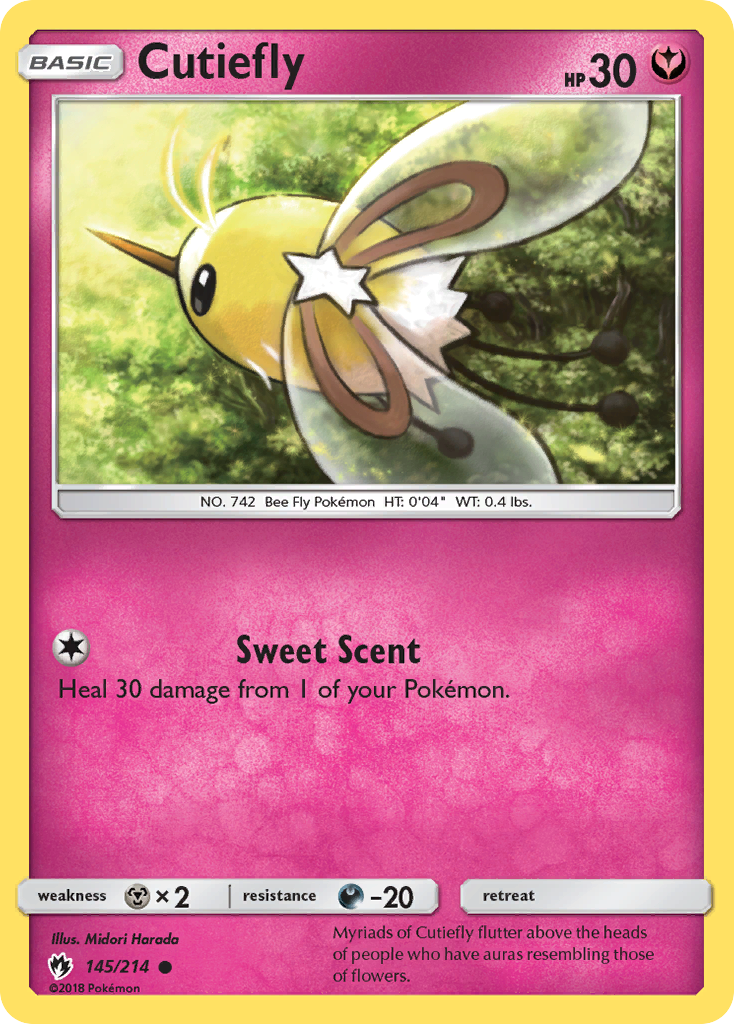 Cutiefly (145/214) [Sun & Moon: Lost Thunder] | Exor Games New Glasgow