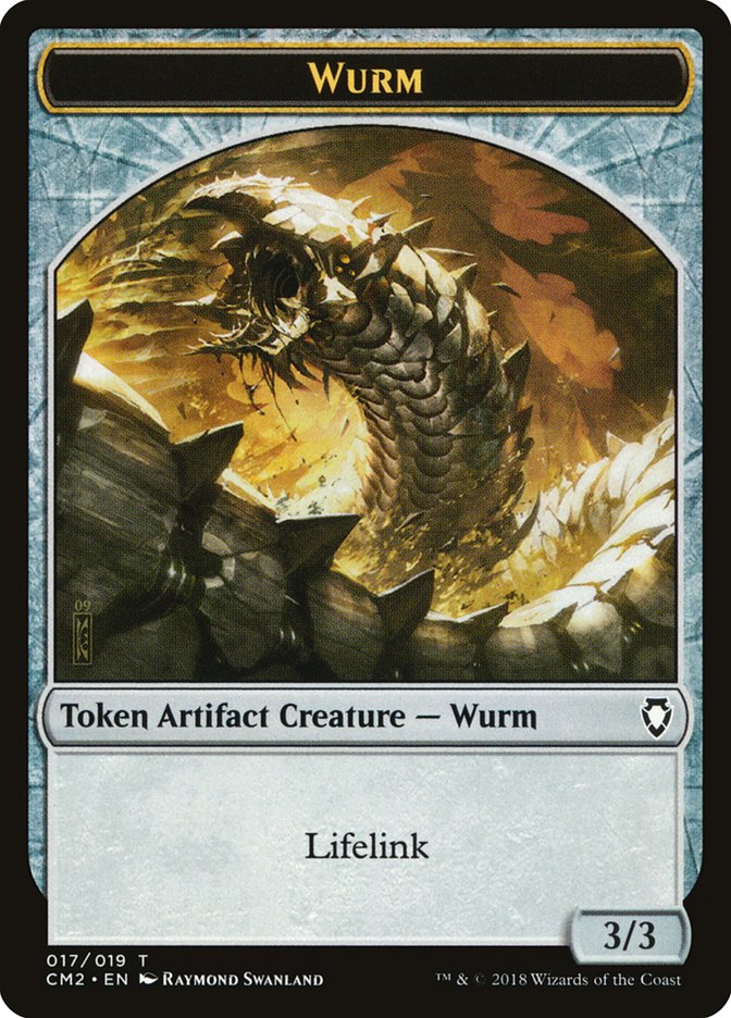 Wurm (Lifelink) [Commander Anthology Volume II Tokens] | Exor Games New Glasgow