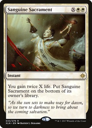Sanguine Sacrament [Ixalan] | Exor Games New Glasgow