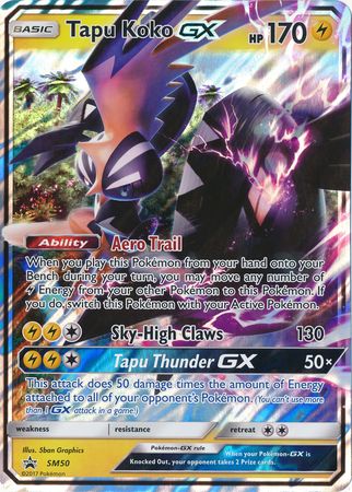 Tapu Koko GX (SM50) (Jumbo Card) [Sun & Moon: Black Star Promos] | Exor Games New Glasgow
