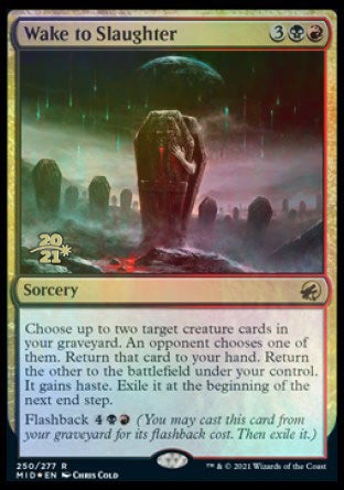Wake to Slaughter [Innistrad: Midnight Hunt Prerelease Promos] | Exor Games New Glasgow