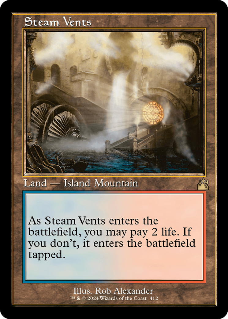 Steam Vents (Retro) [Ravnica Remastered] | Exor Games New Glasgow