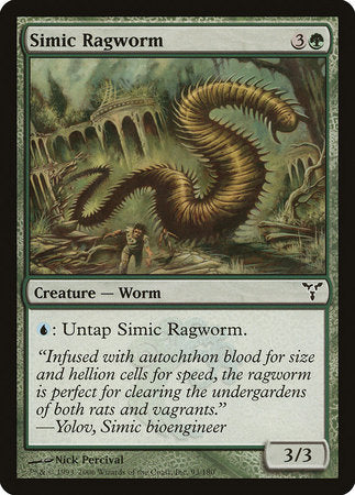 Simic Ragworm [Dissension] | Exor Games New Glasgow