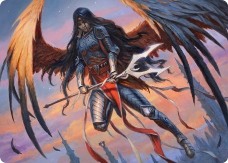 Liesa, Forgotten Archangel Art Card [Innistrad: Midnight Hunt Art Series] | Exor Games New Glasgow