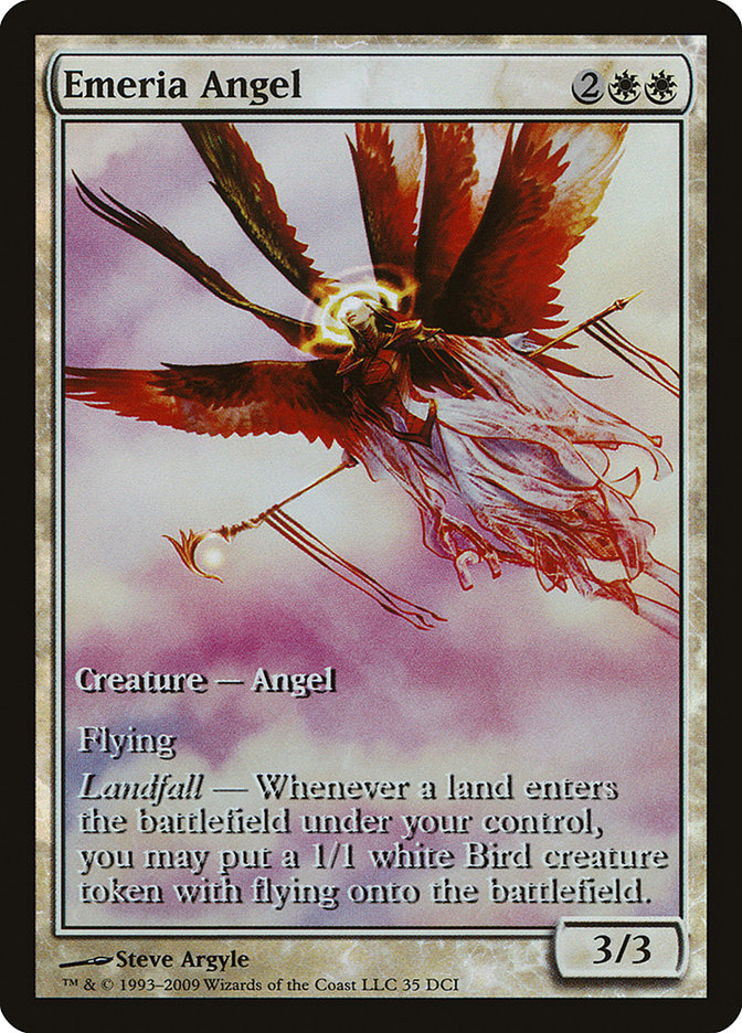 Emeria Angel (Game Day) (Extended) [Zendikar Promos] | Exor Games New Glasgow