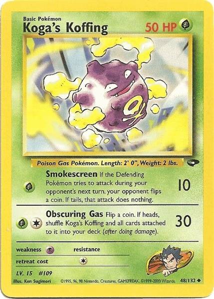 Koga's Koffing (48/132) [Gym Challenge Unlimited] | Exor Games New Glasgow