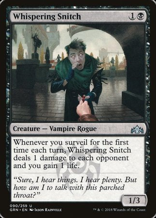 Whispering Snitch [Guilds of Ravnica] | Exor Games New Glasgow