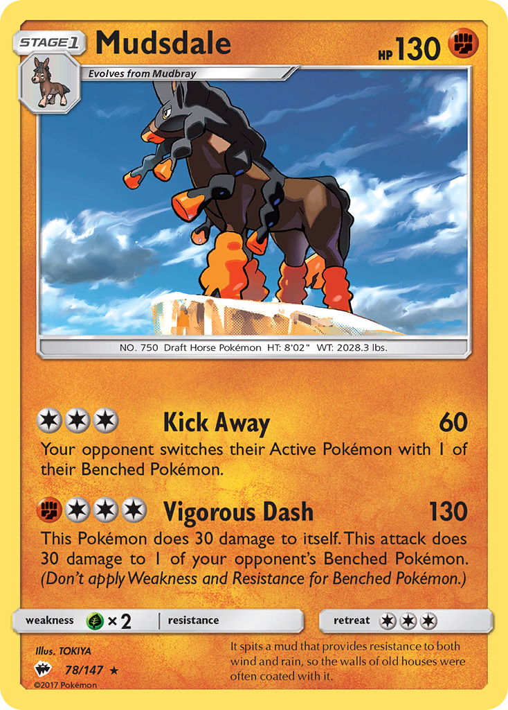 Mudsdale (78/147) [Sun & Moon: Burning Shadows] | Exor Games New Glasgow