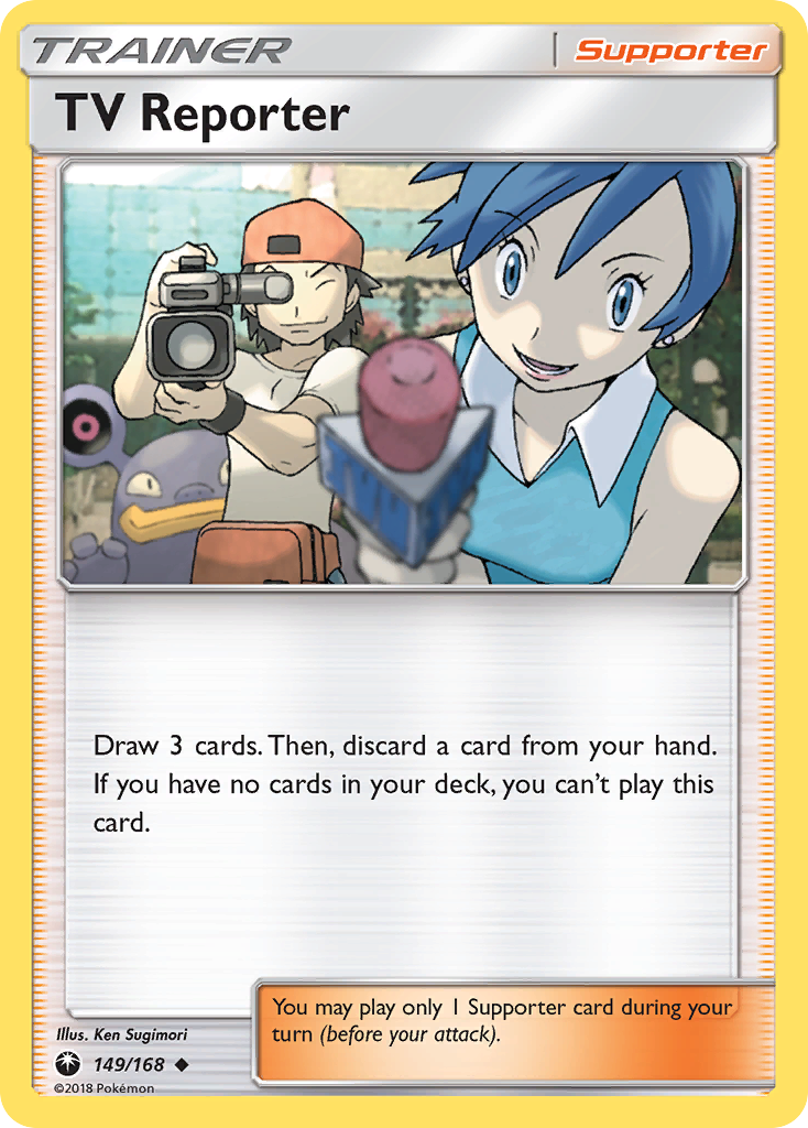 TV Reporter (149/168) [Sun & Moon: Celestial Storm] | Exor Games New Glasgow