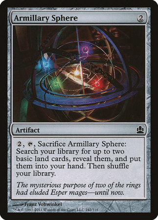 Armillary Sphere [Commander 2011] | Exor Games New Glasgow