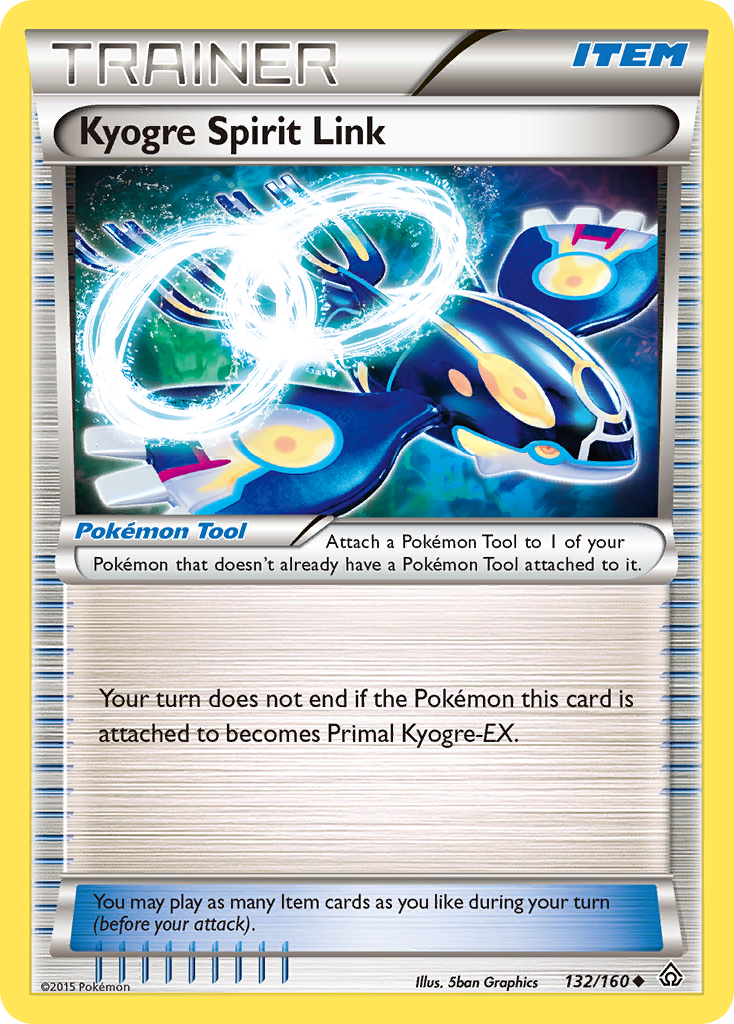 Kyogre Spirit Link (132/160) [XY: Primal Clash] | Exor Games New Glasgow