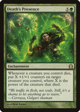 Death's Presence [Return to Ravnica] | Exor Games New Glasgow