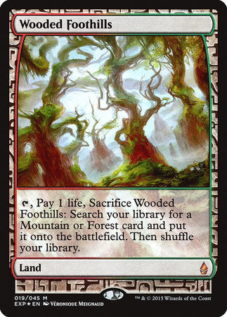 Wooded Foothills [Zendikar Expeditions] | Exor Games New Glasgow