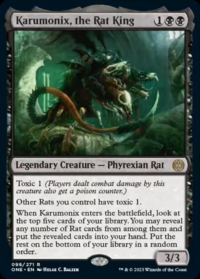 Karumonix, the Rat King [Phyrexia: All Will Be One] | Exor Games New Glasgow