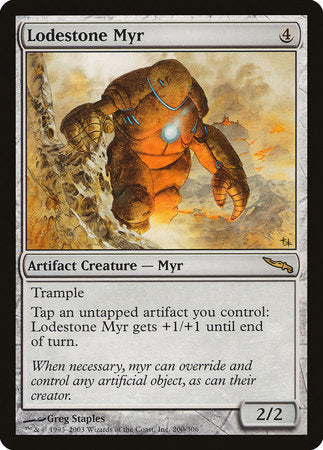 Lodestone Myr [Mirrodin] | Exor Games New Glasgow