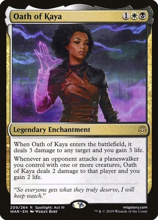 Oath of Kaya [War of the Spark] | Exor Games New Glasgow
