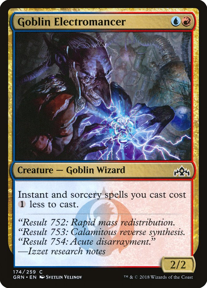 Goblin Electromancer [Guilds of Ravnica] | Exor Games New Glasgow