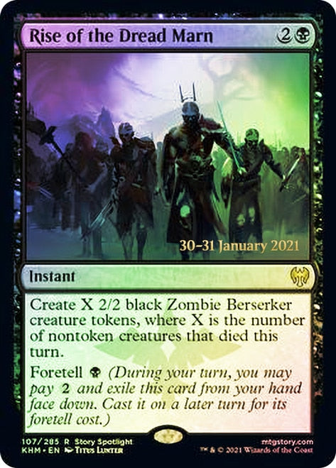 Rise of the Dread Marn  [Kaldheim Prerelease Promos] | Exor Games New Glasgow