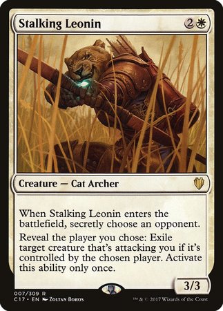 Stalking Leonin [Commander 2017] | Exor Games New Glasgow