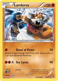 Landorus (58/111) (Theme Deck Exclusive) [XY: Furious Fists] | Exor Games New Glasgow