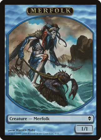 Merfolk Token [Zendikar Tokens] | Exor Games New Glasgow