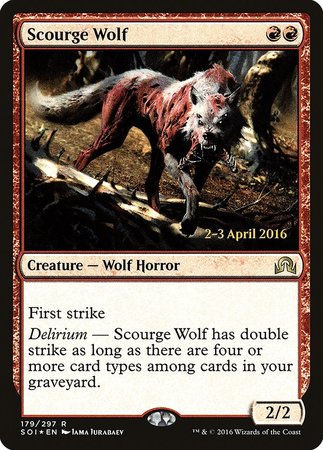 Scourge Wolf [Shadows over Innistrad Promos] | Exor Games New Glasgow