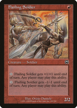 Flailing Soldier [Mercadian Masques] | Exor Games New Glasgow