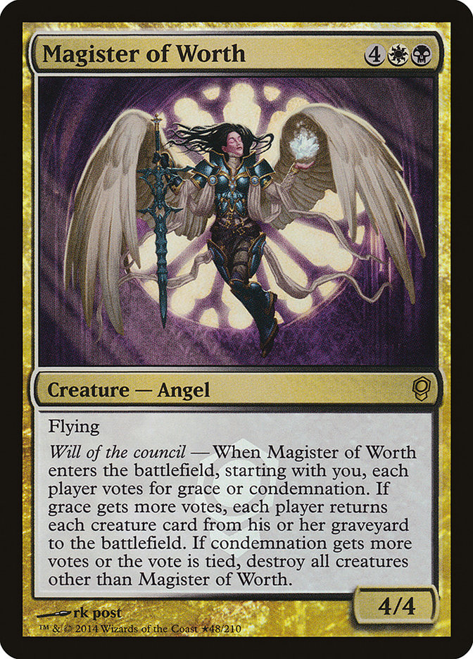 Magister of Worth (Launch) [Conspiracy Promos] | Exor Games New Glasgow