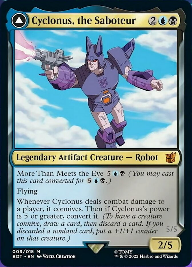 Cyclonus, the Saboteur // Cyclonus, Cybertronian Fighter [Universes Beyond: Transformers] | Exor Games New Glasgow