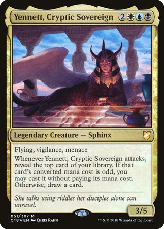 Yennett, Cryptic Sovereign [Commander 2018] | Exor Games New Glasgow