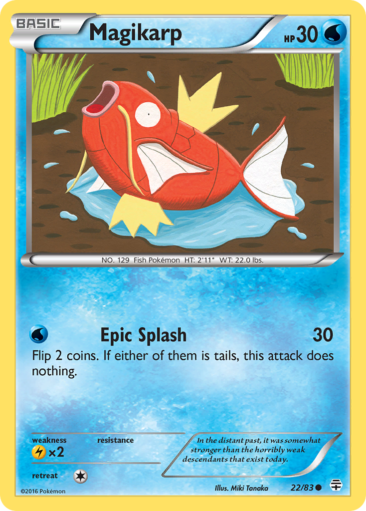 Magikarp (22/83) [XY: Generations] | Exor Games New Glasgow