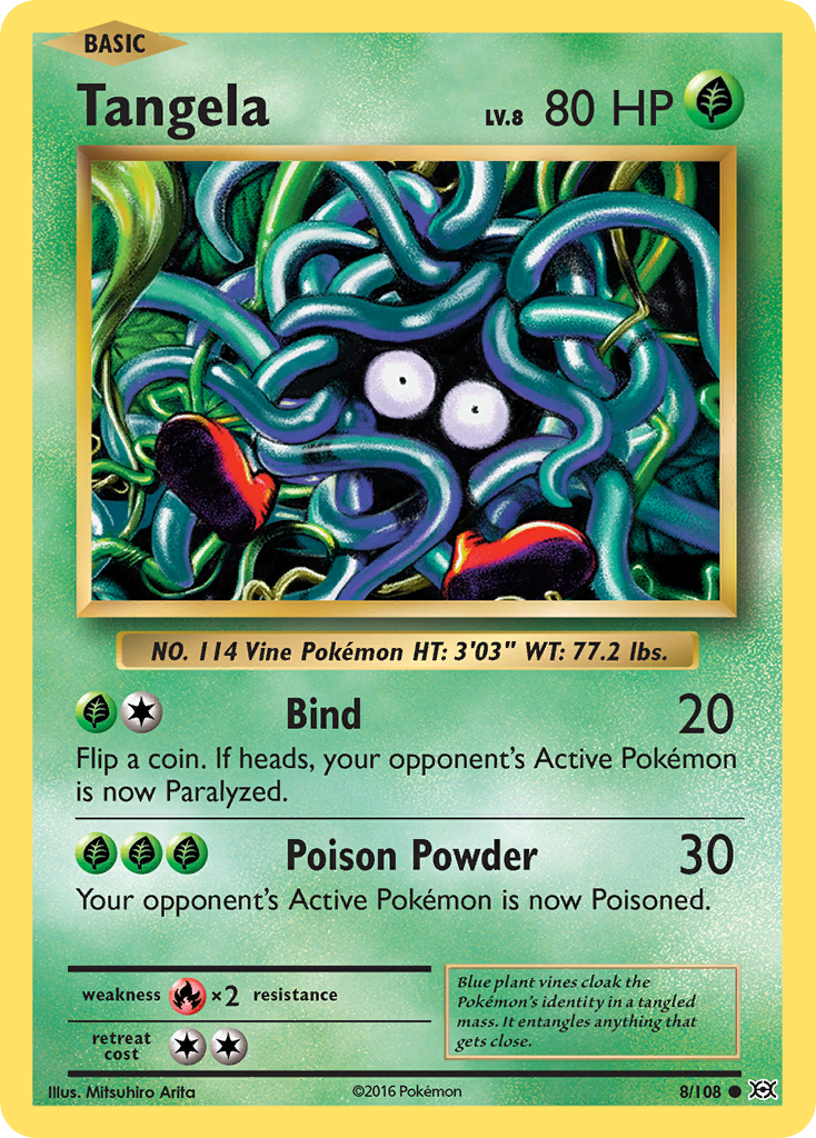 Tangela (8/108) [XY: Evolutions] | Exor Games New Glasgow