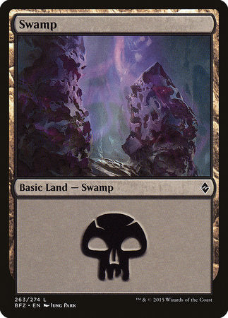 Swamp (263) [Battle for Zendikar] | Exor Games New Glasgow