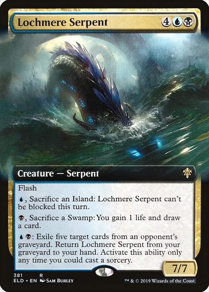 Lochmere Serpent (Extended Art) [Throne of Eldraine] | Exor Games New Glasgow