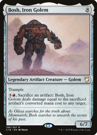 Bosh, Iron Golem [Commander 2018] | Exor Games New Glasgow