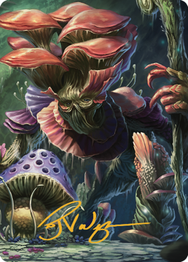 Myconid Spore Tender Art Card (Gold-Stamped Signature) [Commander Legends: Battle for Baldur's Gate Art Series] | Exor Games New Glasgow