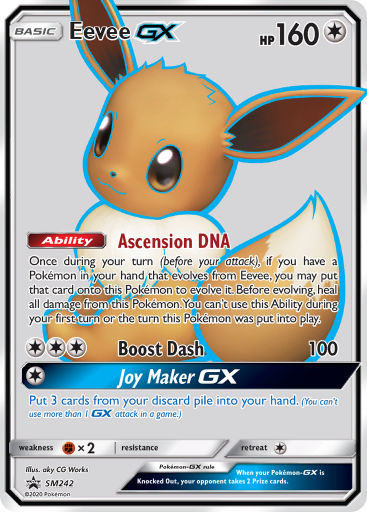 Eevee GX (SM242) [Sun & Moon: Black Star Promos] | Exor Games New Glasgow