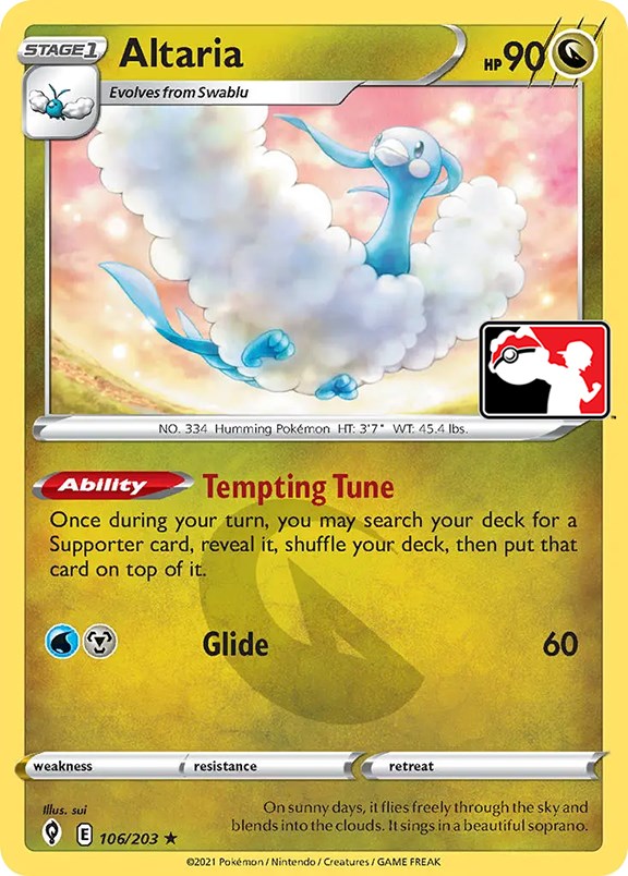 Altaria (106/203) [Prize Pack Series One] | Exor Games New Glasgow