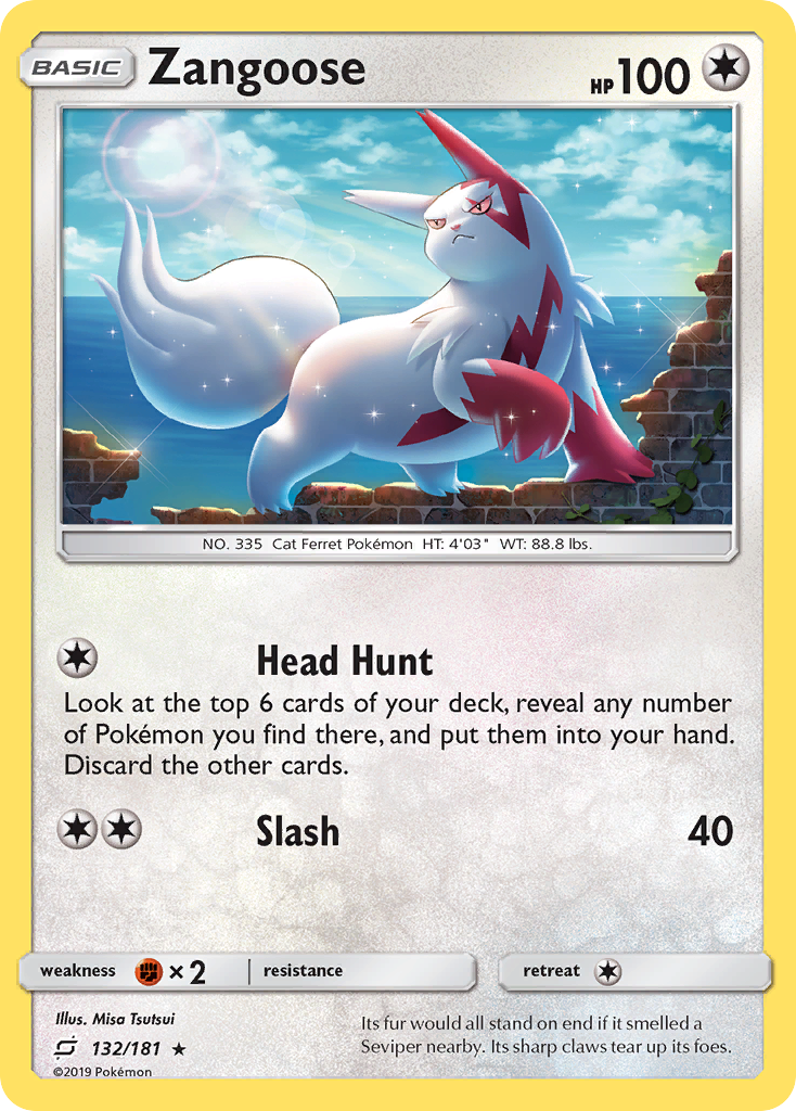 Zangoose (132/181) [Sun & Moon: Team Up] | Exor Games New Glasgow